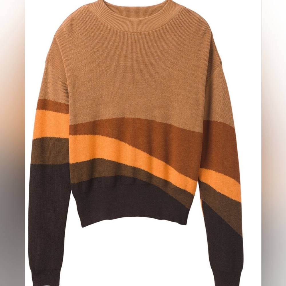 prAna Desert Road Sweater - Size Small Sustainable Boho Western Organic Cotton